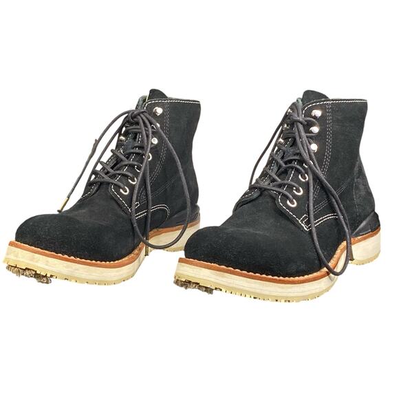 Visvim Virgil Mens Folk Black Suede Lace Up Chukka Boots Size US 9 main image 4